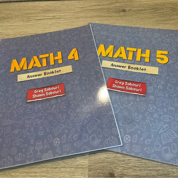 Teaching Textbooks Answer keys for Math 4  & 5 ❤️ - Picture 1 of 6